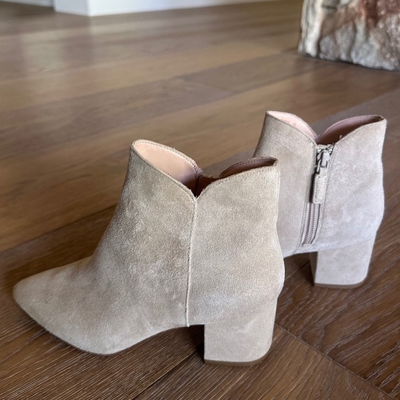 Cole Haan Elyse Bootie in Taupe Suede - Picture 7 of 13